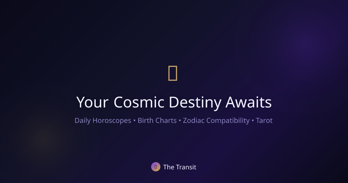 Horoscopes, transit chart & tarot | The Transit